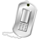 download Military Phone clipart image with 0 hue color