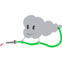 download Cute Cloud clipart image with 135 hue color