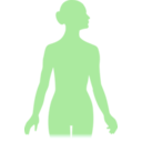 download Silhouette Of A Woman clipart image with 135 hue color
