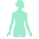 download Silhouette Of A Woman clipart image with 180 hue color