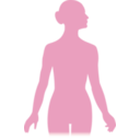 download Silhouette Of A Woman clipart image with 0 hue color
