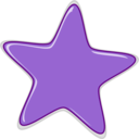 download Star clipart image with 45 hue color