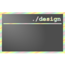 download Dot Slash Design clipart image with 0 hue color