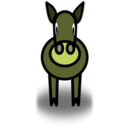 download Horse clipart image with 45 hue color