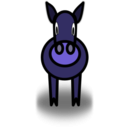 download Horse clipart image with 225 hue color