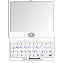 download Qwerty Slider Phone clipart image with 0 hue color