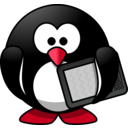 download Modern Penguin clipart image with 315 hue color