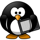 download Modern Penguin clipart image with 0 hue color
