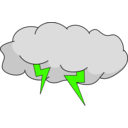 download Storm Cloud clipart image with 45 hue color