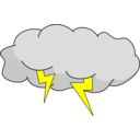 download Storm Cloud clipart image with 0 hue color