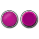 download Red Button clipart image with 315 hue color