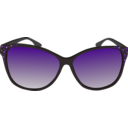 download Purple Sunglasses clipart image with 0 hue color