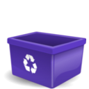 download Empty Recycling Box No Words clipart image with 45 hue color