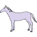 download Horse clipart image with 225 hue color