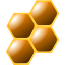 download Honeycomb clipart image with 0 hue color