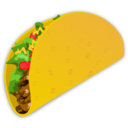 download Taco clipart image with 0 hue color
