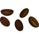 download Coffee Beans clipart image with 0 hue color