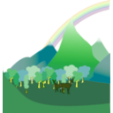download Mountain clipart image with 45 hue color