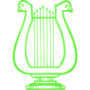 download Golden Lyre clipart image with 45 hue color