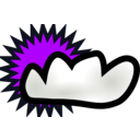 download Clouds clipart image with 225 hue color