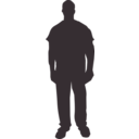 download Person Outline 1 clipart image with 135 hue color