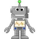 download Open Mouthed Robot clipart image with 225 hue color
