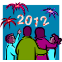 download 2012 At Night Celebration clipart image with 315 hue color