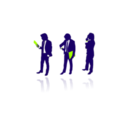 download Business People Siluete clipart image with 45 hue color