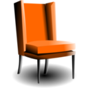 download Old Fashioned Armchair clipart image with 0 hue color