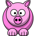 download Pig2 clipart image with 315 hue color