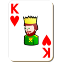 White Deck King Of Hearts