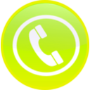 download Phone Icon Button clipart image with 45 hue color