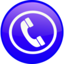 download Phone Icon Button clipart image with 225 hue color
