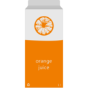 download Orange Juice Carton clipart image with 0 hue color