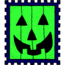 download Halloween Stamp clipart image with 90 hue color