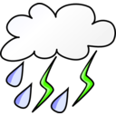 download Weather Symbols Storm clipart image with 45 hue color