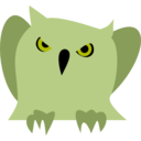 download Disappointed Owl clipart image with 45 hue color