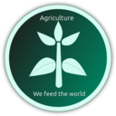 download Agriculture Logo clipart image with 45 hue color