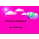 download Birthday Card clipart image with 135 hue color