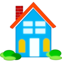 download Home Clipart clipart image with 0 hue color
