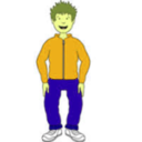 download A Person Boy clipart image with 45 hue color