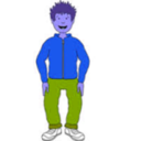 download A Person Boy clipart image with 225 hue color