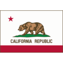 Flag Of California Thick Border