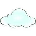 download Net Wan Cloud clipart image with 315 hue color