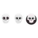 download Three Skull clipart image with 135 hue color