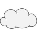 download Cumulus Cloud clipart image with 225 hue color