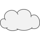 download Cumulus Cloud clipart image with 0 hue color