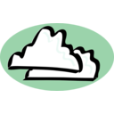 download Clouds clipart image with 315 hue color