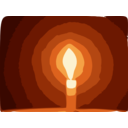 download Candle On Table clipart image with 0 hue color