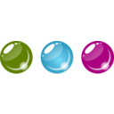 download Balls clipart image with 315 hue color